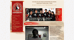 Desktop Screenshot of colegiodewushu.com